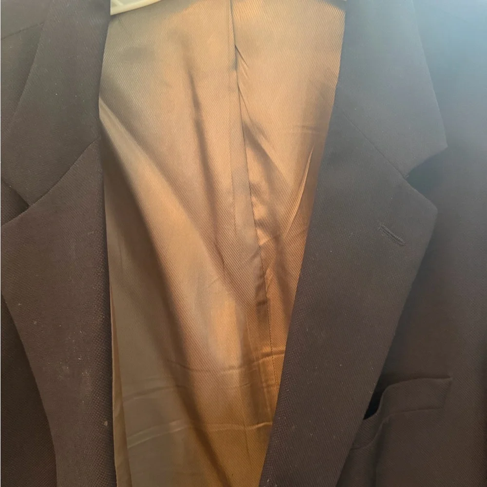 Men's Dark Navy Blazer/ SPORTS COAT  Bill Blass 46L
